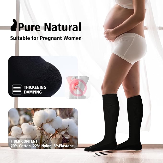 LEVSOX Thick Cotton Compression Socks - Image 4
