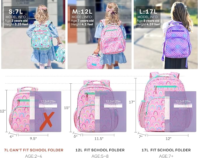 mibasies Girls Backpack: Large Kids Backpack Girls - Image 4