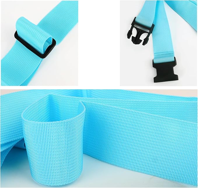 2Pcs Luggage Straps for Suitcase Travel Accessories TSA Approved, 80In Long - Image 2