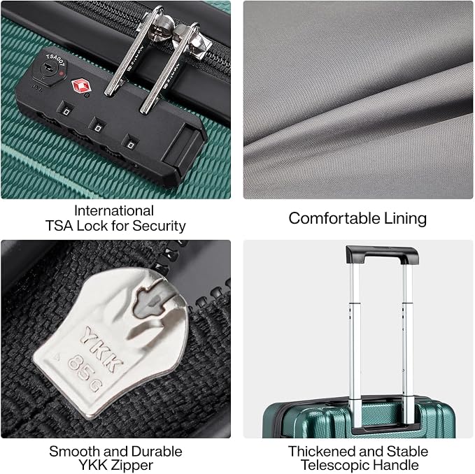 Hanke 24 Inch Luggage Suitcases - Image 8