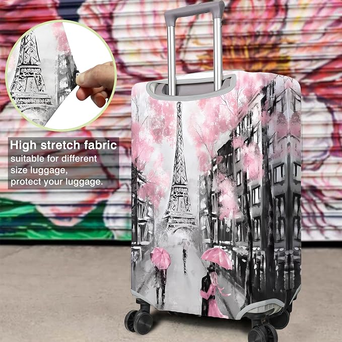 Travel Luggage Cover Suitcase Protector Fits 18-32 Inch Wheel Covers - Image 4