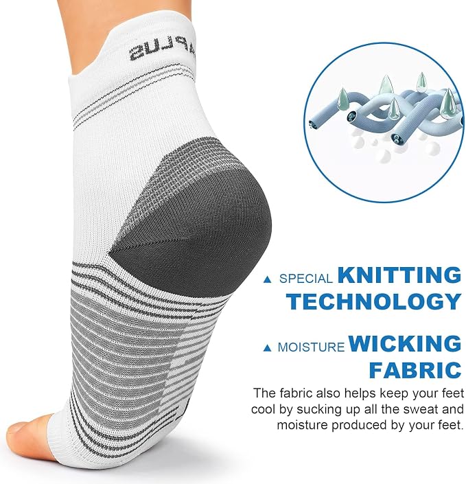 Plantar Fasciitis Sock for Men and Women, Compression Foot Sleeves - Image 5