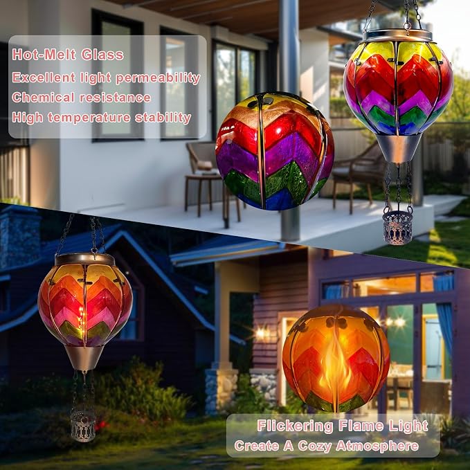 Hot Air Balloon Solar Lantern - Image 2