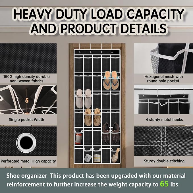 Over the Door Shoe Organizer - Image 2