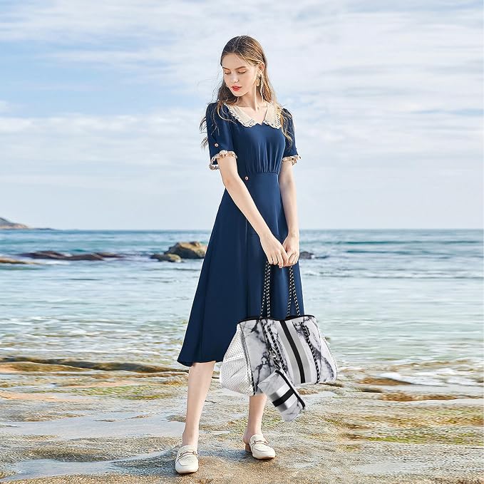 QOGiR Neoprene Multipurpose Beach Bag Tote - Image 6