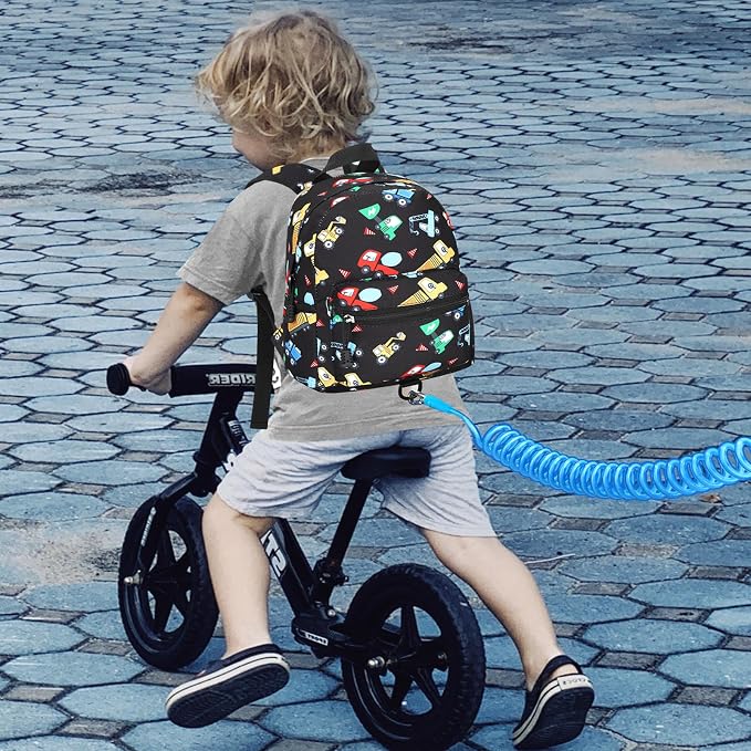 Accmor Toddler Harness Backpack Leash, Cute Excavator Kids Backpack - Image 5