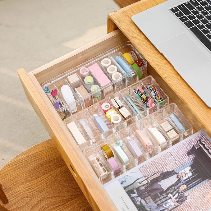 Yesesion Clear Plastic Cable Organizer Box - Image 7