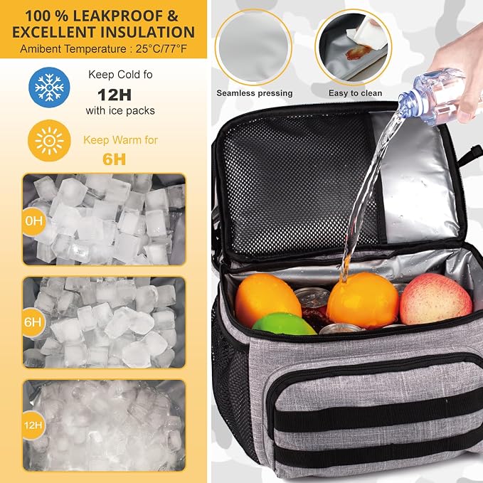 Tactical Double Deck Cooler Backpack - Image 3