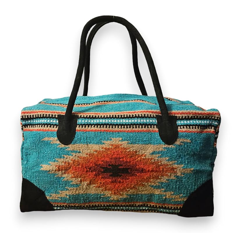 Southwestern Large Weekender Travel Bag Western Duffle Bag Boho Travel Bag by RanchJunkie