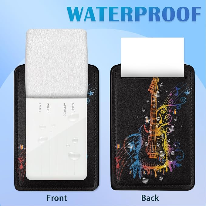 2 Pack Luggage Tags with Colorful Guitar - Image 4