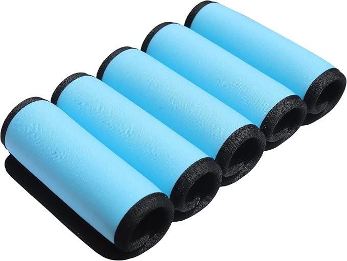 Neoprene Luggage Handle Wraps for Traveling Bright Color Luggage by GOWRAPS