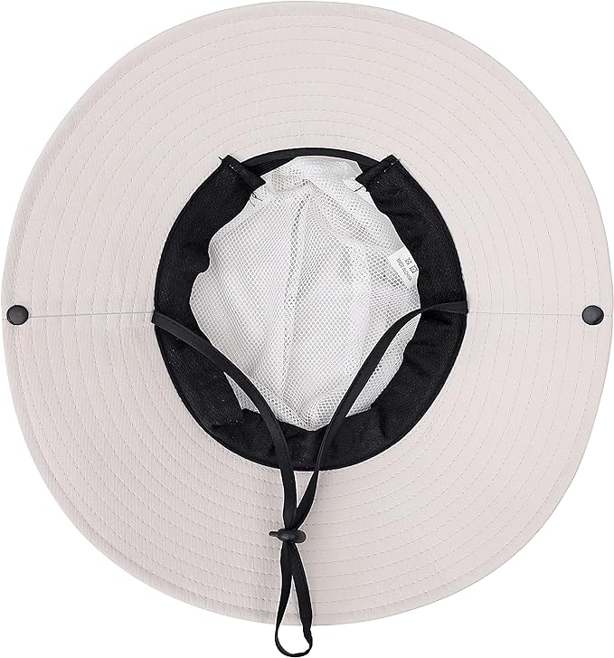 Womens Summer Sun Hat Beach Hat Wide Brim Outdoor UV Protection Hat Foldable - Image 6