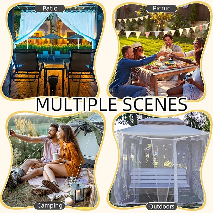4 Corners Mosquito Net for Mosquiteros para Camas Bed Canopies Netting Bed - Image 7