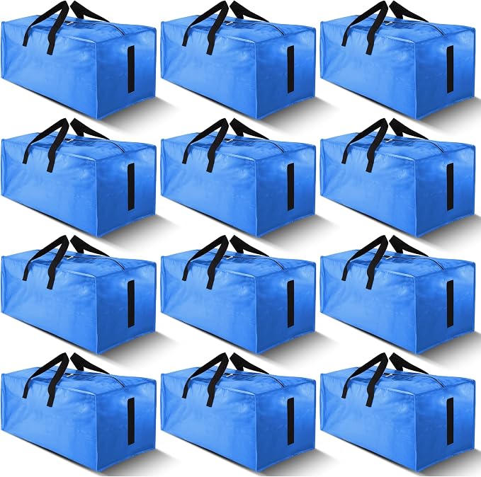 12 Pack Large Strong Moving Bags by HOMESURE