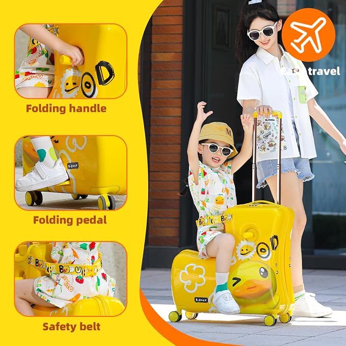 Kids' Lightweight Ride on Luggage - Image 2