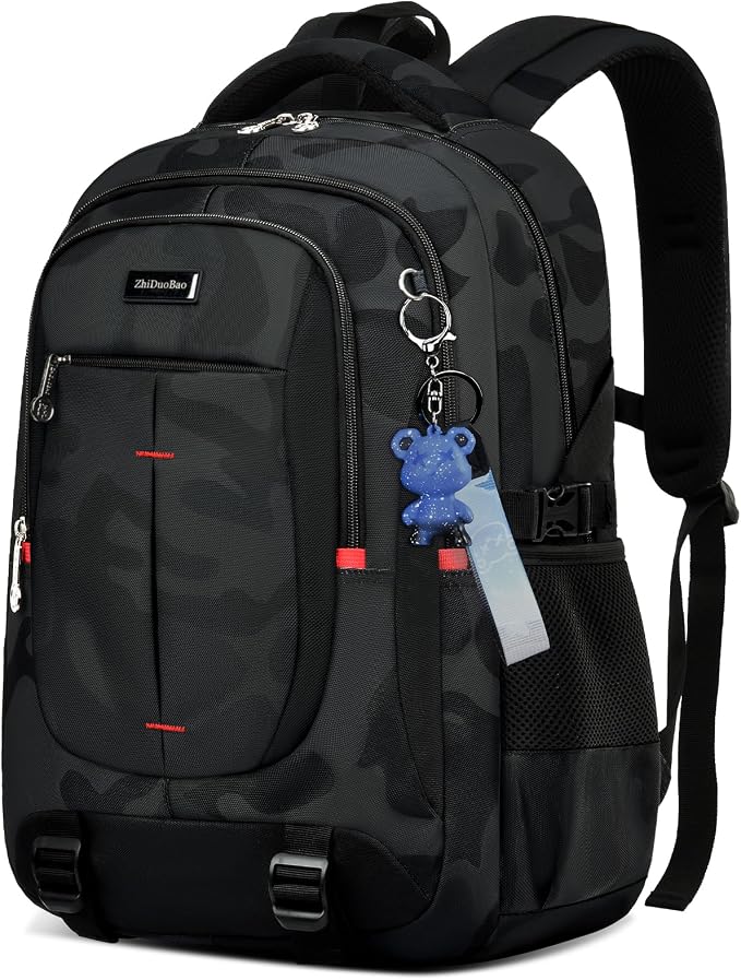 schoolbags for Middle school and high school student，high-capacity camo by ZHIDOBOhigh-qualitybackpack