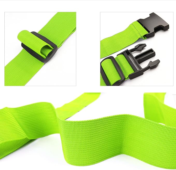 4Pcs Luggage Straps for Suitcase Travel Accessories TSA Approved, 80In Long - Image 2