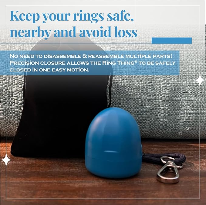 RING THING - Ring Holder Keychain, Jewelry Organizer and Storage, Portable - Image 8