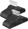 SONGMICS 50 Pack Coat Hangers, Heavy-Duty Plastic Suit Hangers, S-Shaped Opening by SONGMICSbySONGMICSHOME