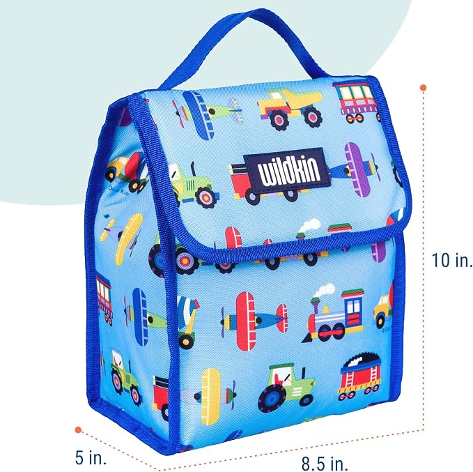 Wildkin Kids Insulated Lunch Bag – Reusable, School & Travel - Image 3