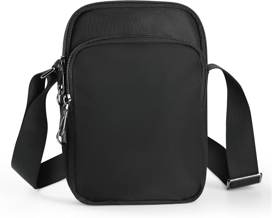 BROADREAM Small Crossbody Bag Men Women, Anti-Theft Crossbody Sling bags by BROADREAM