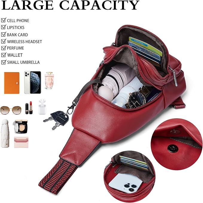 Sling Bag Crossbody Bags for Women Small Cross Body Bag Fanny Packs Chest Sling - Image 4