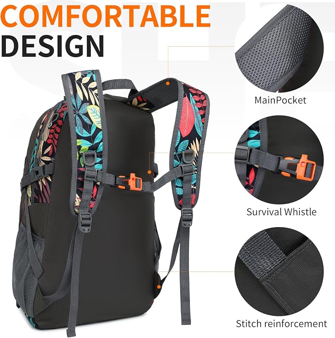 40L Hiking Backpack Lightweight Daypack Waterproof Travel Camping Backpack - Image 4