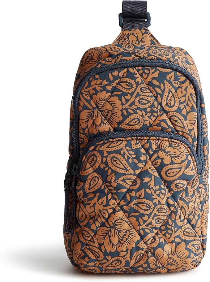 Vera Bradley Women's Lorman Sling Backpack-Featherweight Bag, Lotus Montage by VeraBradley