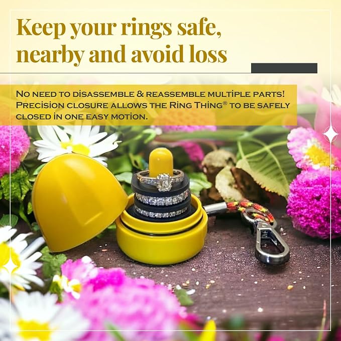 RING THING - Ring Holder Keychain, Jewelry Organizer and Storage, Portable - Image 8