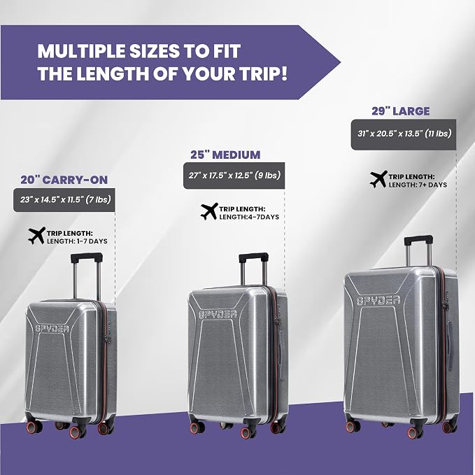 Spyder Traverse 29 Inch Large Expandable Hardside Upright Suitcase - Image 6