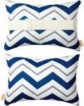 Outdoor Pillows for Lounge Chair Head Resting, Small Square Decotative Pillow by vmgreen