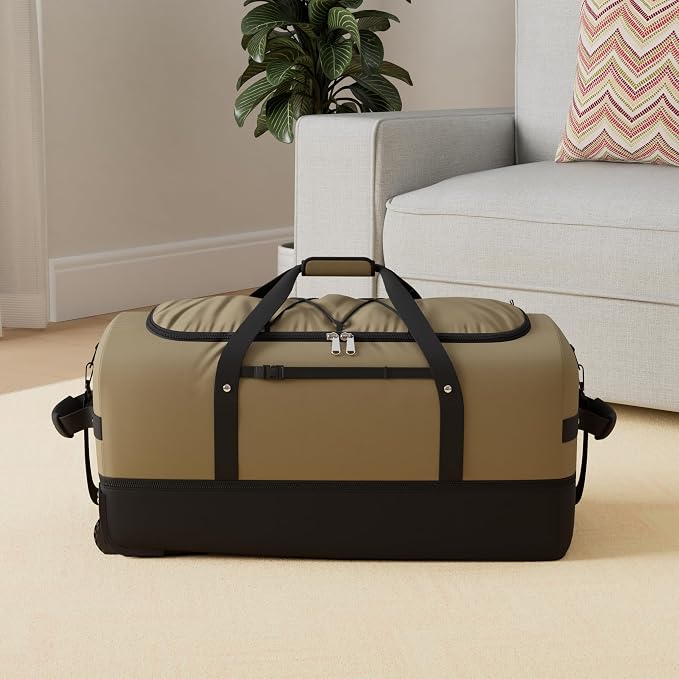 CONTAIL 32”110L Expandable 140L Rolling Duffle Bag - Image 2
