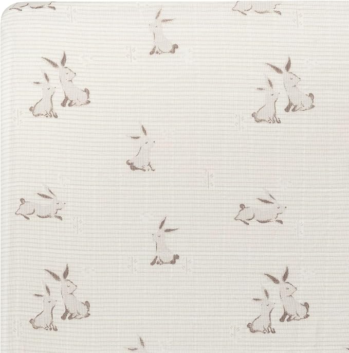 Crane Baby 100% Organic Cotton Gender Neutral Animal Nursery Bedding, Fitted - Image 8
