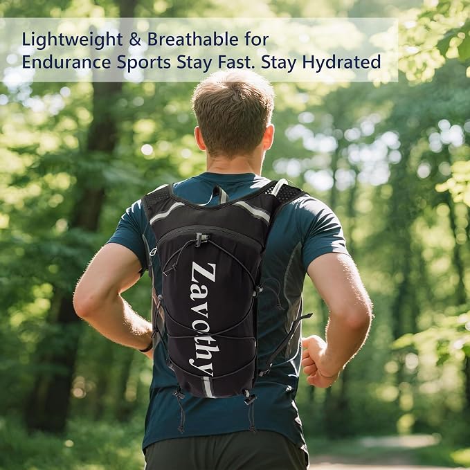 Zavothy Hydration Running Vest for Men & Women – Lightweight 1.5L Hydration Pack - Image 7