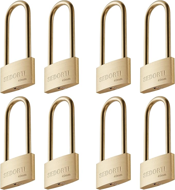 Weather Proof Lock, Keyed Alike Solid Brass Padlocks by SEDORTI