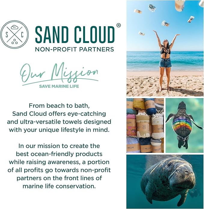 Sand Cloud Extra Large Turkish Beach Towel - Image 6