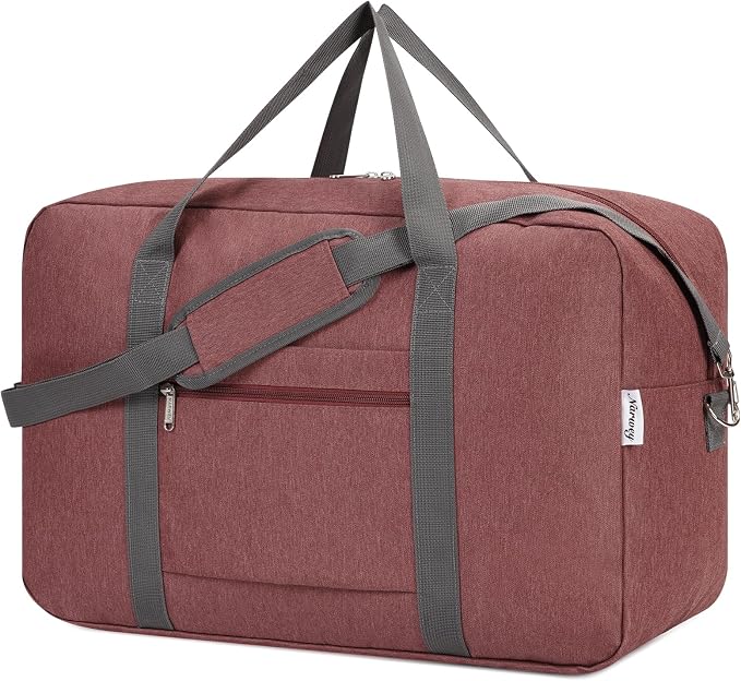 For United Airlines Foldable Carry on Bag 22x14x9 Travel Duffel Bag Packable by Narwey