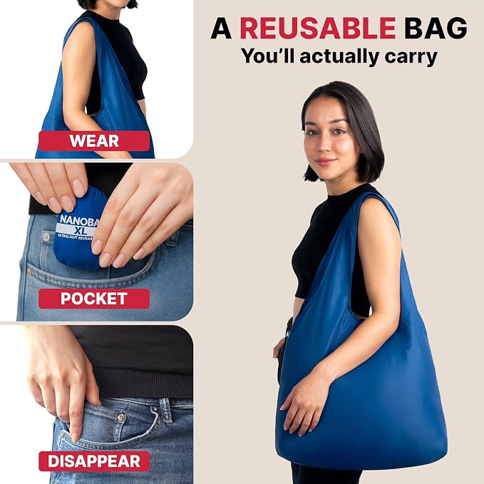 Nanobag Ultra-Lightweight Extra Large Size Tote Bag - Image 3