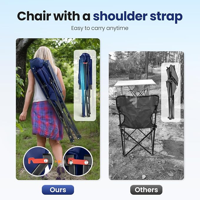 HIGH POINT SPORTS Oversized Camping Chairs - Image 9