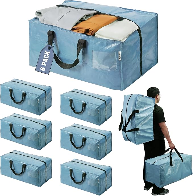 WORKPRO 6 Pack Extra Large Moving Bags by WORKPRO