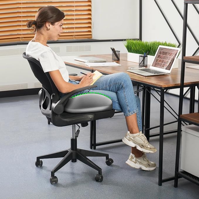 Benazcap Large Seat Cushion for Office Chair Memory Foam Coccyx Pain Relief - Image 8