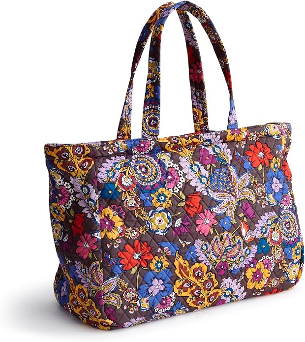 Premium Cotton Knollton Travel Tote Bag by VeraBradley