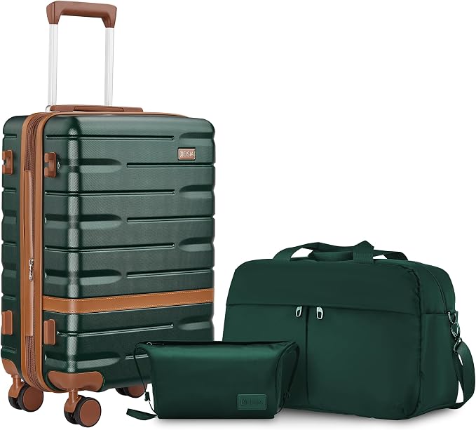 Carry on Luggage Sets with YKK Zippers, 20 Inch Expandable Carry-on Suitcase by Unknown