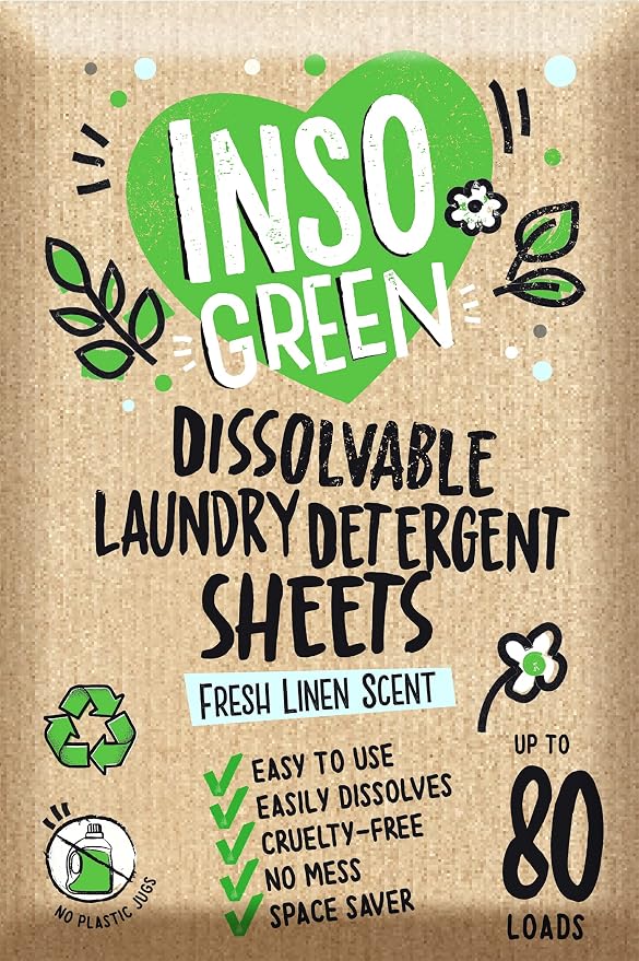 Eco Laundry Detergent Sheets by InsoGreen