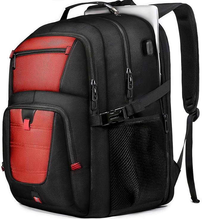 Large Travel Backpack, 50L Laptop Backpack by ZMMMA