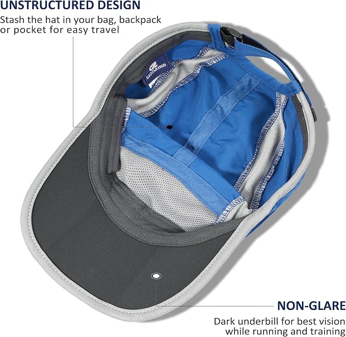 GADIEMKENSD Reflective Folding Outdoor Hat Unstructured Design UPF 50+ Sun - Image 4