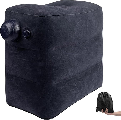 1 Pack Inflatable Travel Foot Pillow, Inflatable Leg Pillow Outdoor Stool by DECKALY