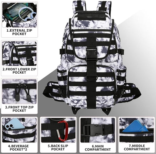 50L Military Tactical Backpack Hiking Waterproof Backpack Large Military Pack 3 - Image 2