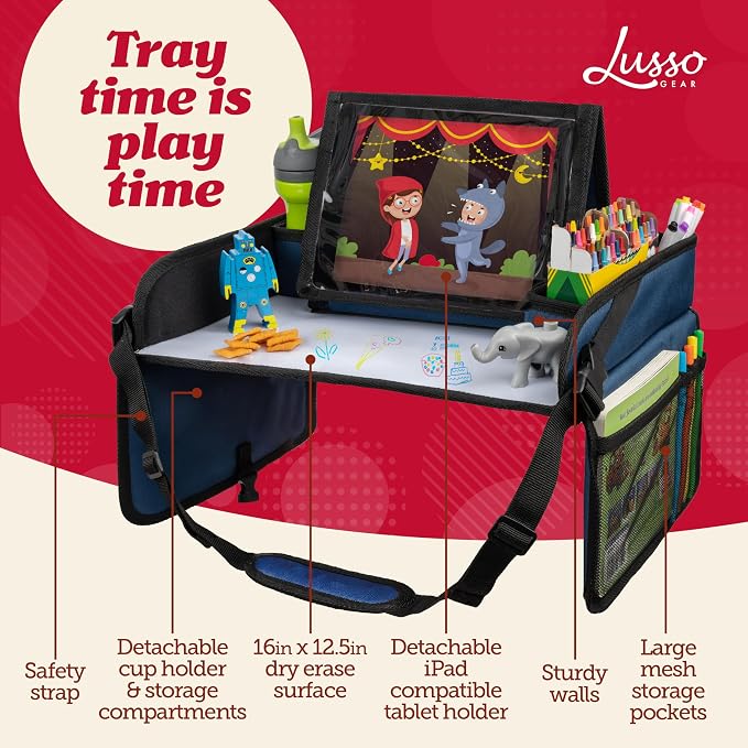 Lusso Gear Kids Travel Tray for Car - Image 3