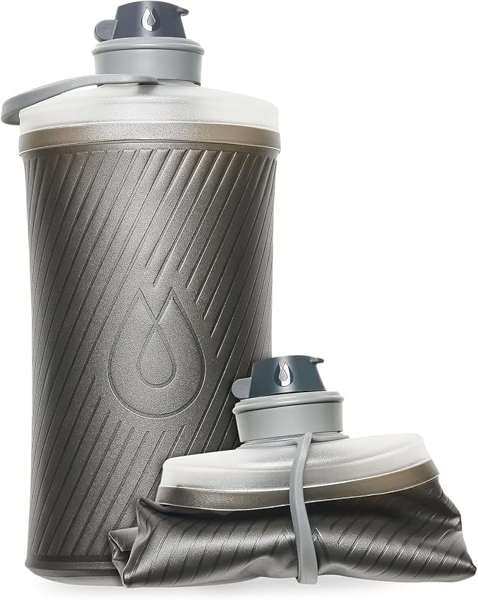 HydraPak Flux - Collapsible Backpacking Water Bottle - BPA Free, Ultra Light by Hydrapak